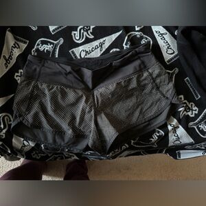 Lululemon snack reflective speed shorts. Low rise